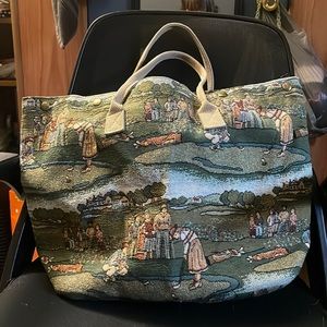 Big Tapestry Tote Bag Holdings Fine Accessories Marblehead MA